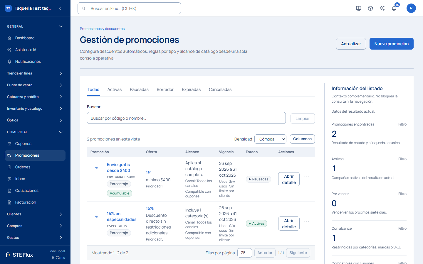 Promociones